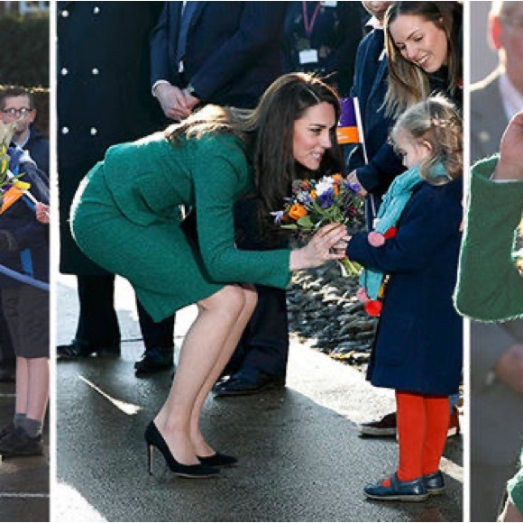 Hobbs US 4 green suit ASO Kate Middleton 2 piece royal - Picture 3 of 12